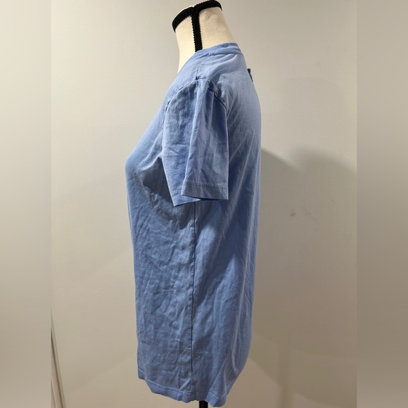 Prada Size XS Blue Cotton Crew Neck T-Shirt - Picture 3 of 10